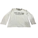Bluza cu maneca lunga , model cu scris , marimea 134 &ndash; 140