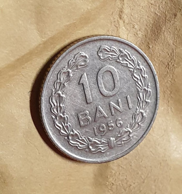 10 Bani 1956 moneda din perioada RPR, in stare foarte buna, piesa superba foto