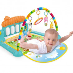 Saltea de Joaca pentru Bebelusi cu Sunete si Lumini Animalute Vesele - Piano Fitness | Cypress Toys