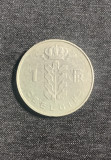 Moneda 1 franc 1965 Belgia