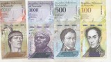 bnk bn Venezuela set 7 bancnote 2017 - aunc-unc