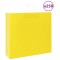 vidaXL Pungi de h&acirc;rtie 250 buc cu m&acirc;nere galbene 54x15x49 cm 4101794