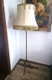 Cumpara ieftin Lampadar de podea cu Piciorul din Bronz cu Abajur din material textil 170 cm inaltime