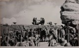 1967 Foto originală de la filmări la DACII 15 x 10 Bucegi, Sfinx / S Nicolaescu