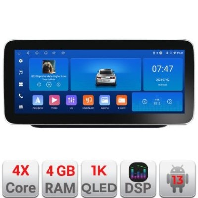 Navigatie Nissan X-trail 2021- Edotec Incell 1K 12.3 inch 4+64 carplay android auto radio internet kit-x-trail-2021+EDT-E212-RK+kit-10-9 CarStore Tech foto