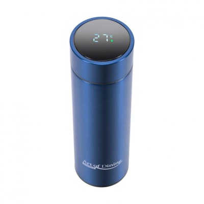 TERMOS INOX 450ML,IND.LED.TEMP ALBASTRU foto
