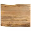 VidaXL Blat masă cu margini, 110x80x2,5 cm, lemn masiv mango
