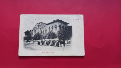 Prahova Ploiesti Liceul Petru si Pavel 1900 foto