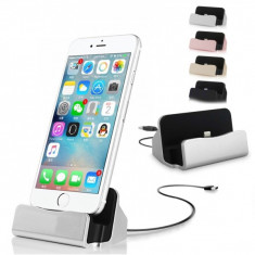 Suport Stand Dock de Birou Incarcare Telefon Mufa Lightning foto