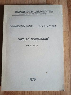 Curs de geobotanica part a II-a Constantin Burduja,Gh.Mihai foto