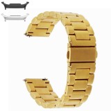 Curea metalica compatibila Samsung Galaxy Watch9 44mm/40mm, Samsung Galaxy Watch 8 44mm/40mm, Gold