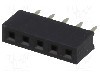 Conector 5 pini, seria {{Serie conector}}, pas pini 2mm, CONNFLY - DS1026-01-1*5S8BV foto
