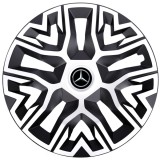 Cumpara ieftin Set 4 Capace Roti 15 inchi, Best Alb-Negru, Compatibile Cu Mercedes-Benz