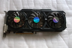 Placa video GIGABYTE Radeon R9 270X OC WindForce 3X 4GB GDDR5 256-bit foto