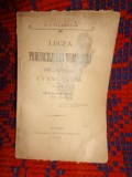 Legea si poruncile Domnului / Decalogul si Evanghelia - S.D.Filaretos / carte veche , religie , an 1906