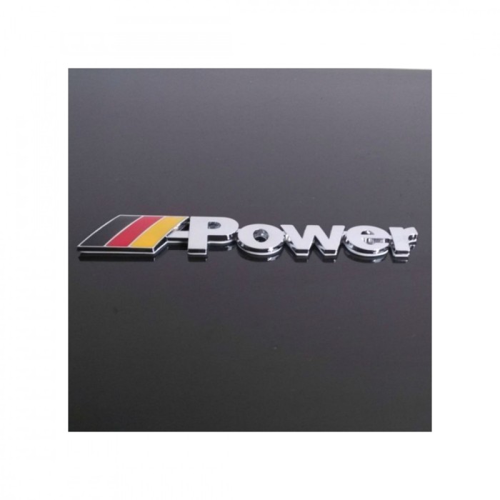 Ornament POWER metalic 14X2cm Cod: JST-07