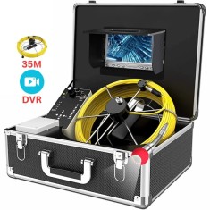 Camera Inspectie video tevi, 35m, iUni ICT10, Monitor 7 inch, Inregistrare video foto