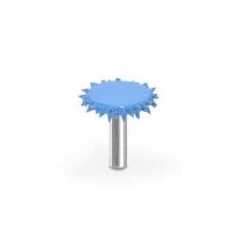 Biax sculptura lemn SABURR - Cap forma disc 25,4mm, Granulatie Saburr Mega ASPRA - Albastra