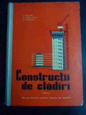 Constructii De Cladiri Vol Ii - N. Balan, C. Radulescu, O. Tcaciuc ,547654 foto