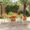 Set de masa pentru gradina 5 pcs Lemn masiv de teak