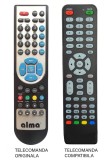Telecomanda inlocuitoare receiver Alma HD S-2000/ HD S-2100/ HD S-2200 compatibil cu originalul (480)