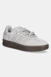 adidas Originals sneakers din piele intoarsă Samba XLG culoarea gri, JI3188