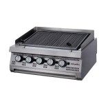 Gratar-Grill profesional cu roca vulcanica-80x90cm