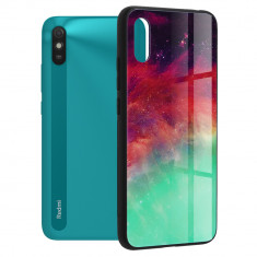 Husa telefon Xiaomi Redmi 9A / Redmi 9AT - Techsuit Glaze Series - Fiery Ocean