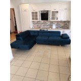 Coltar EXTENSIBIL Tommy 6, Sezlong stanga, catifea