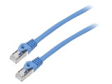 Patch cord F/UTP 6 litat CCA PVC albastru 2m 26AWG, Lanberg