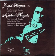 Disc vinil, LP. JOSEPH HAYDN FLUTE CONCERTO IN D MAJOR HOB. VIIF:D1. MICHAEL HAYDN FLUTE CONCERTO IN D MAJO-271527 foto
