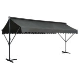 Gossi copertina cu structura independenta, antracit, 500 x 300 cm