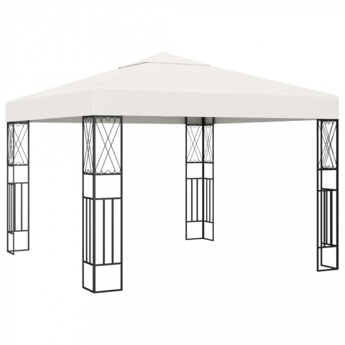 Pavilion, crem, 3 x 3 m, material textil