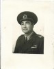 M1212N Profesor universitar dr Coriolan Cotuțiu &icirc;n uniformă de căpitan medic militar, cu bareta medaliei Ferdinand cu spade