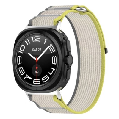 Curea pentru Samsung Galaxy Watch Ultra&amp;nbsp;47mm - Techsuit Watchband (W054) - Yellow / Gray foto