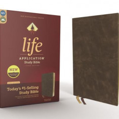 Niv, Life Application Study Bible, Third Edition, Bonded Leather, Brown, Red Letter Edition