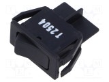 Comutator rocker Marquardt SPST 2 poziții ON-OFF 20A 250V negru IP40