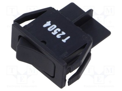 Comutator rocker Marquardt SPST 2 poziții ON-OFF 20A 250V negru IP40 foto