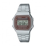 Cumpara ieftin Ceas Barbatesc Casio A168WA-5AYES Vintage Iconic Digital Inox, Rezistent Apa