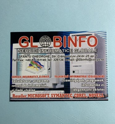 Calendar 1999 Globinfo Sf&amp;acirc;ntu Gheorghe foto