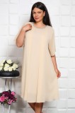 Cumpara ieftin Rochie din Voal Karola Cream - 62Marimea