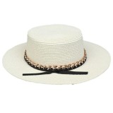 Palarie din rafie Chain Belt