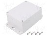 Carcasa policarbonat, 90mmx115mmx55mm, IP67, GAINTA - G212MF-IP67