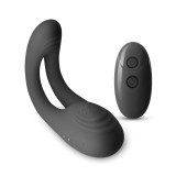 Utopia - Vibrator pentru cuplu, negru, 15 cm, Orion