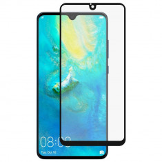 Folie Sticla NanoGlass pentru Huawei Mate 20, 3D, Full Cover (acopera tot ecranul), Full Glue, Negru foto