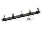 Triton Organizator Cabluri 1U, 5 Inele Mici 35x30mm, Rack, Negru