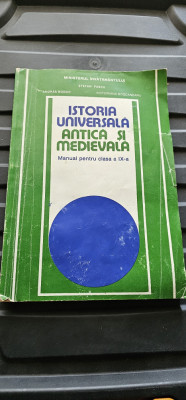 ISTORIA UNIVERSALA ANTICA SI MEDIEVALA CLASA A IX A PASCU BODOR BOSCANEANU foto