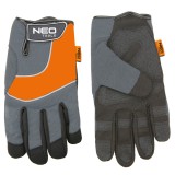 Manusi de lucru XL NEO TOOLS din material sintetic, confort, aderenta si protectie rezistenta
