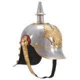 Cumpara ieftin Coif german prusac replica antichizata joc roluri argintiu otel