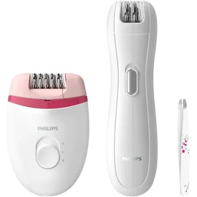 Epilator Philips Satinelle Essential BRP506/00, 2 viteze, Alb foto